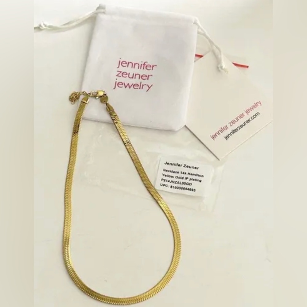Karlie Necklace Yellow Gold Plated - Jennifer Zeuner